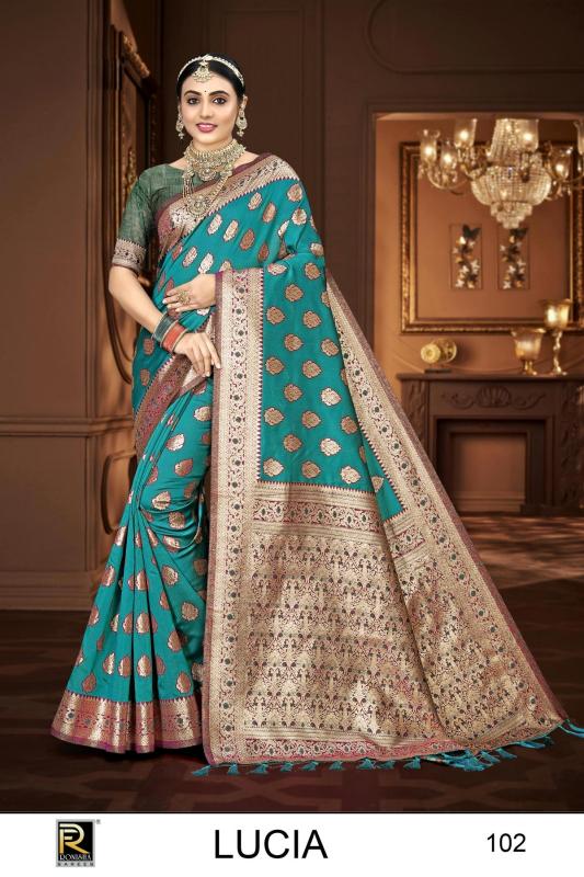 Ronisha Lucia Banarasi Silk Saree Wholesale catalog