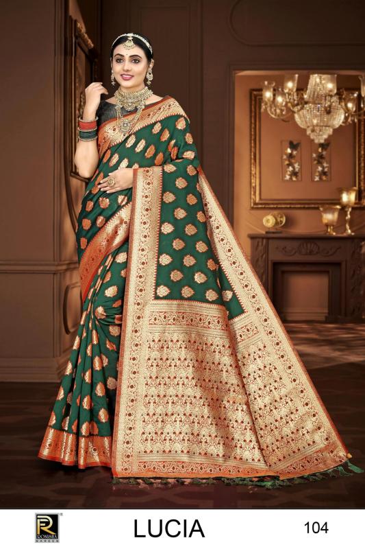 Ronisha Lucia Banarasi Silk Saree Wholesale catalog