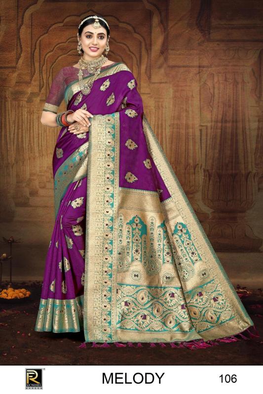 Ronisha Melody Banarasi Silk Saree Wholesale catalog