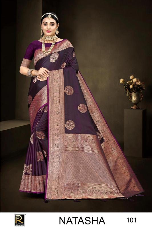 Ronisha Natasha Banarasi Silk Saree Wholesale catalog