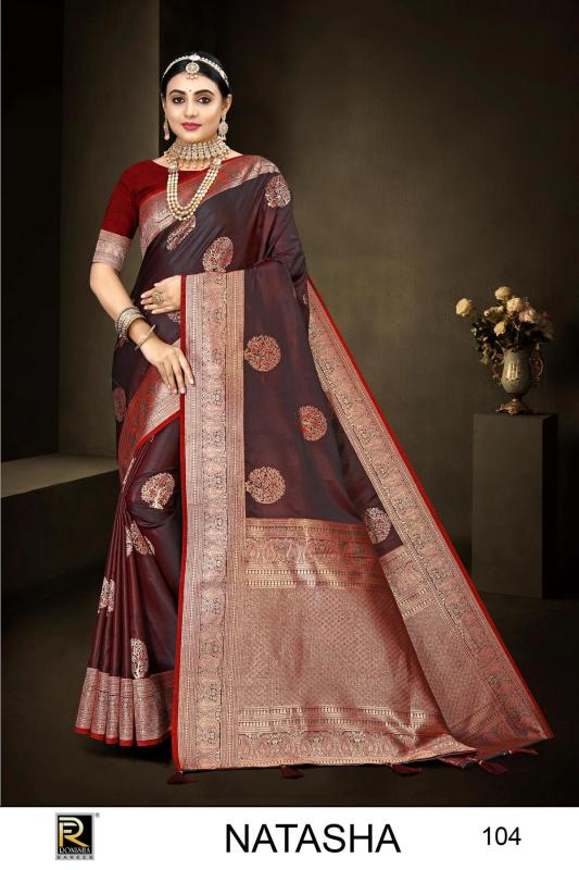 Ronisha Natasha Banarasi Silk Saree Wholesale catalog