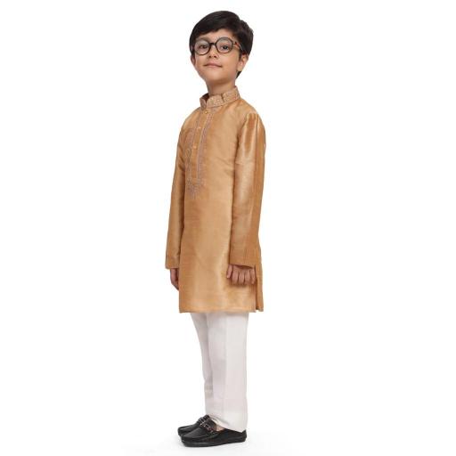 sabella dhupen silk Embroidery work kids kurta wholesale catalog