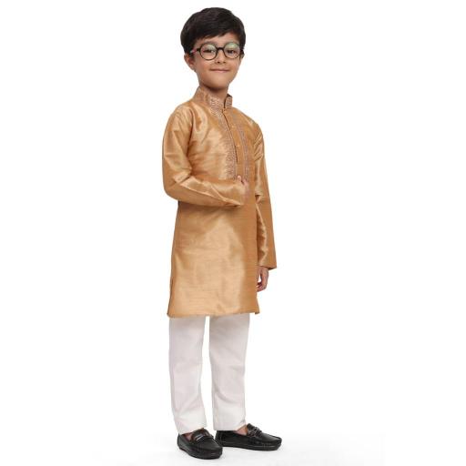 sabella dhupen silk Embroidery work kids kurta wholesale catalog