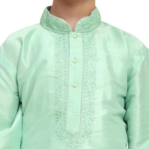 sabella dhupen silk Embroidery work kids kurta wholesale catalog