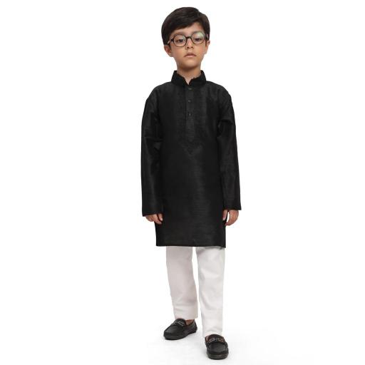 sabella dhupen silk Embroidery work kids kurta wholesale catalog