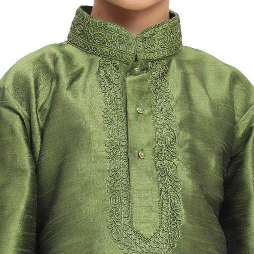 sabella dhupen silk Embroidery work kids kurta wholesale catalog