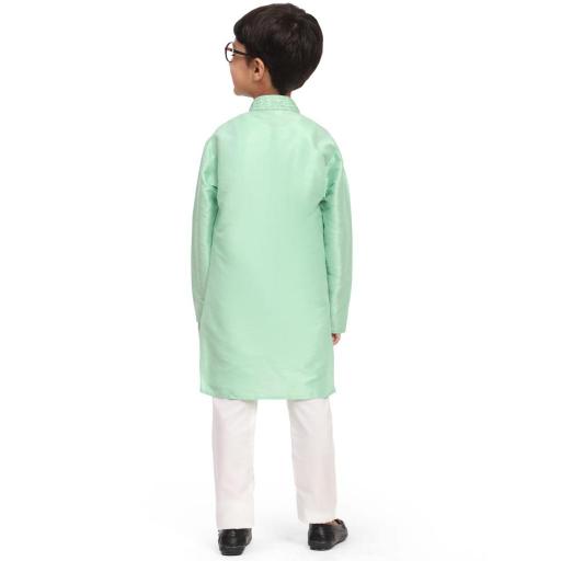 sabella dhupen silk Embroidery work kids kurta wholesale catalog