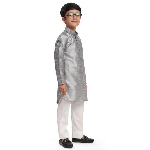 sabella dhupen silk Embroidery work kids kurta wholesale catalog