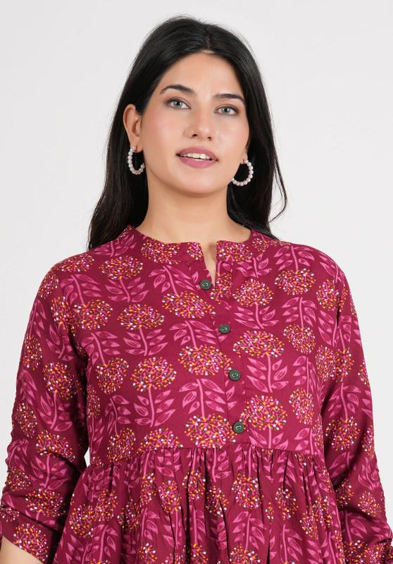 Sabella Ladies Rayon printed tops wholesale catalog