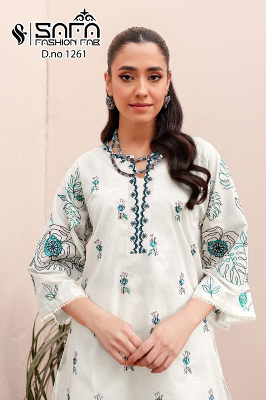 Safa Fashion Fab 1261 Pakistani Suits Wholesale catalog