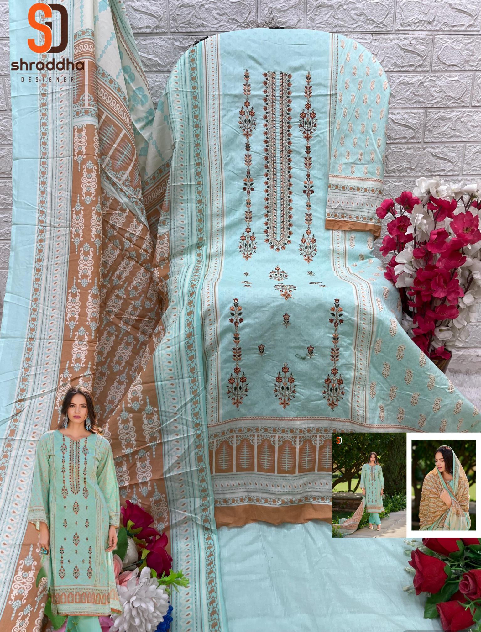 Shraddha Bin Saeed Lawn Collection Vol 11 Pakistani Suit wholesale catalog