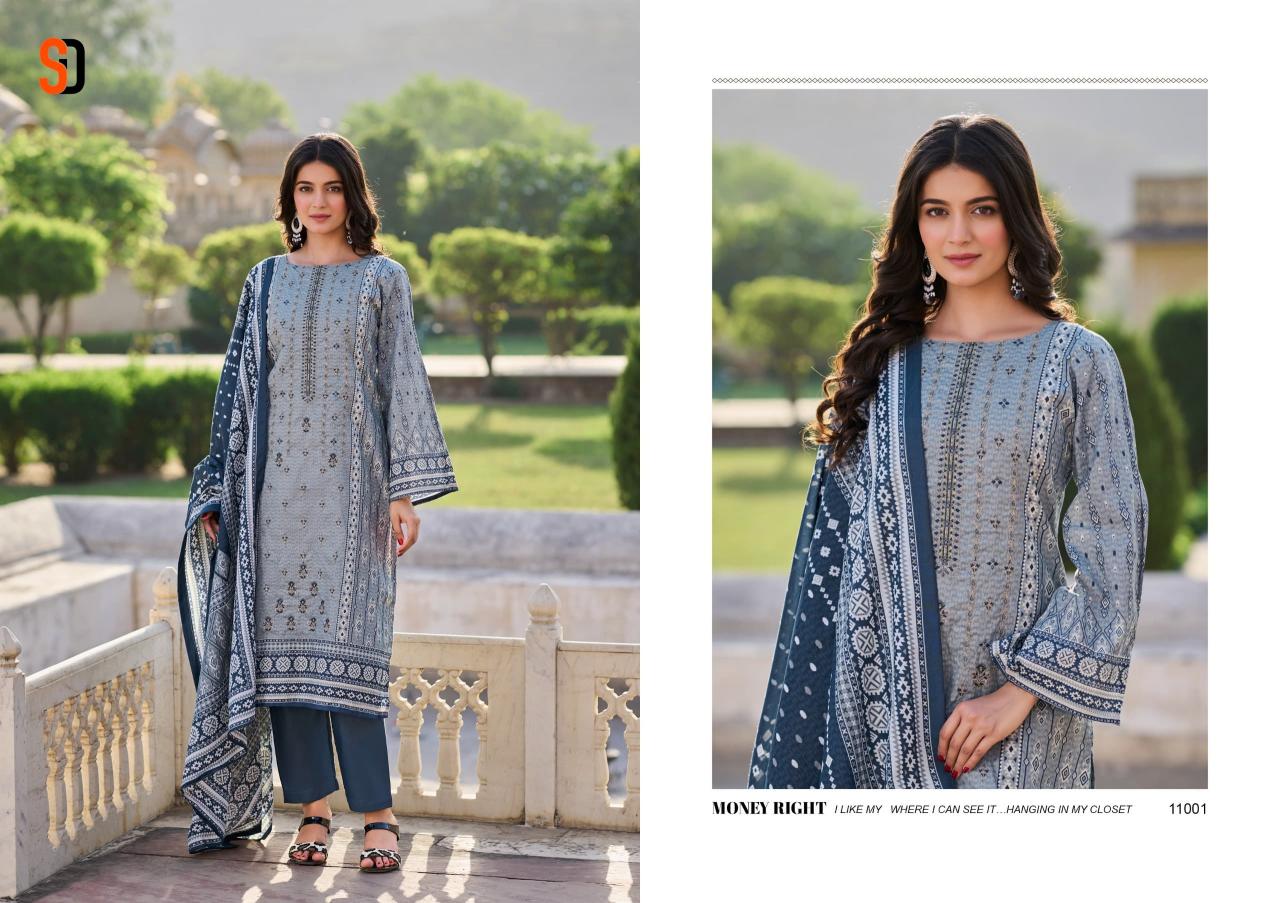 Shraddha Bin Saeed Lawn Collection Vol 11 Pakistani Suit wholesale catalog