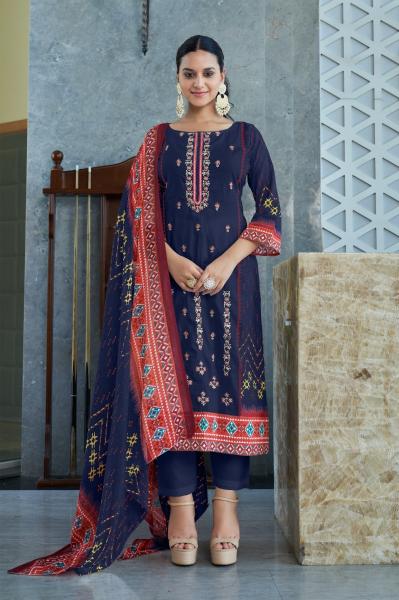 Shraddha Mahgul Bin saeed Vol 3 Cotton Dupatta Pakistani Suits Wholesale catalog