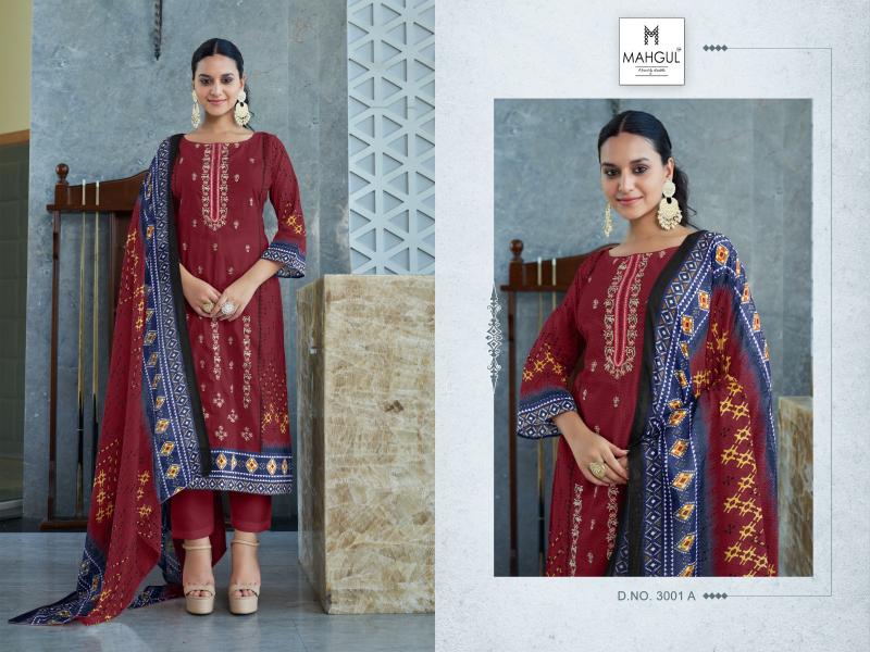 Shraddha Mahgul Bin saeed Vol 3 Cotton Dupatta Pakistani Suits Wholesale catalog