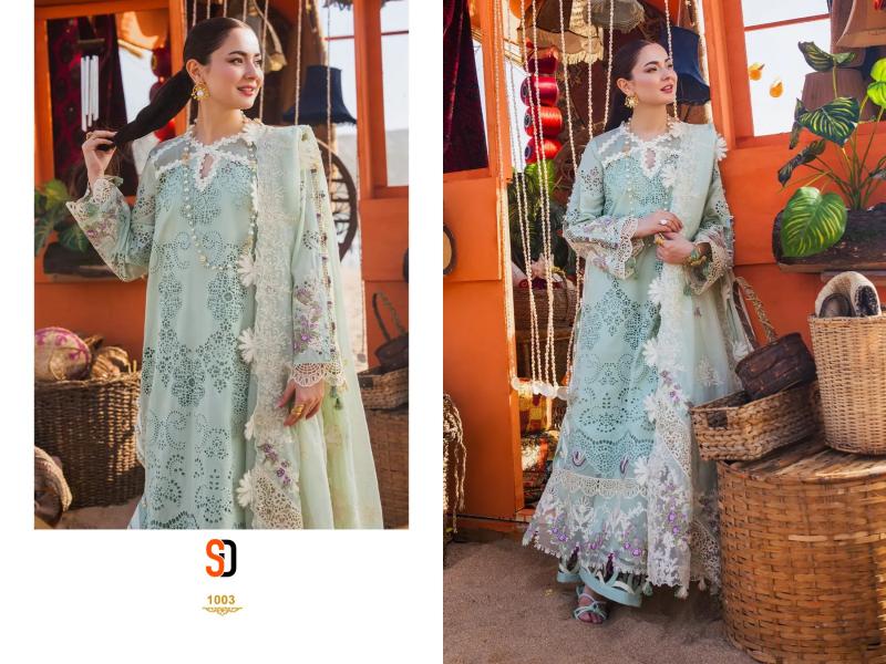 Shraddha Rangrasiya Vol 1 Cotton Embroidered Pakistani Salwar Suits Wholesale catalog