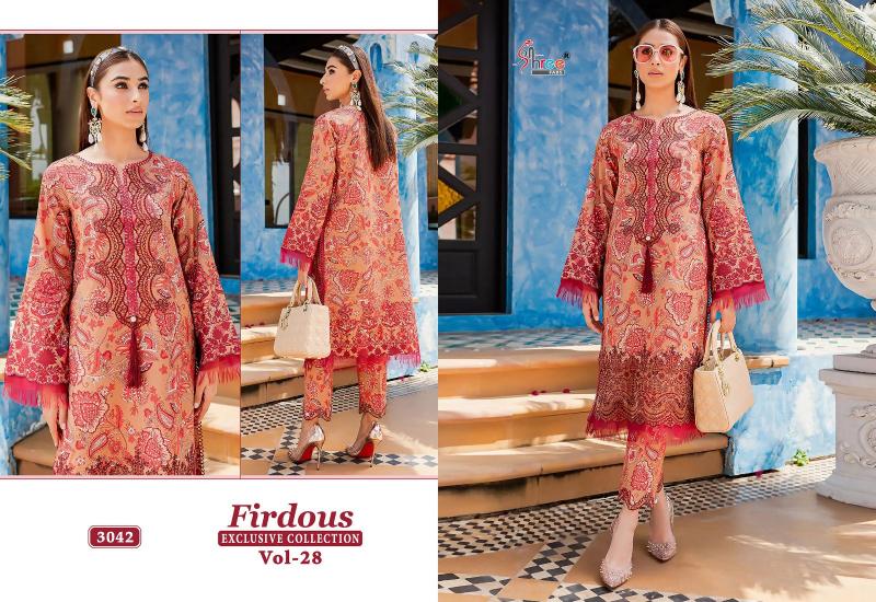 Shree Firdouse Exclusive Collection 28 Salwar Suits wholesale catalog