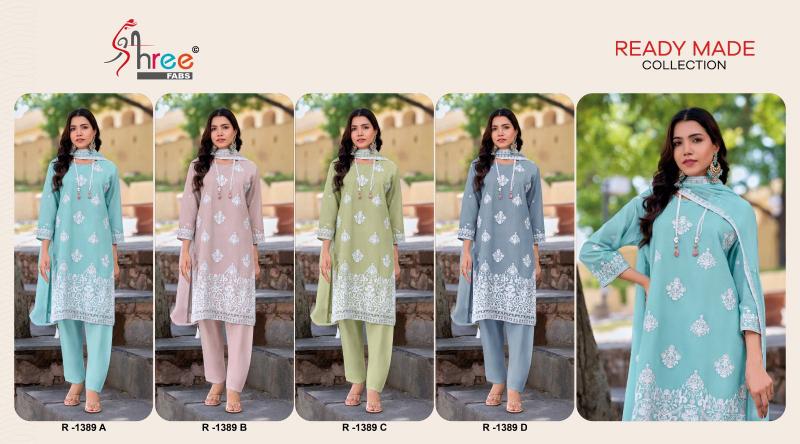 Shree R 1389 A To D Pakistani Suits Wholesale catalog