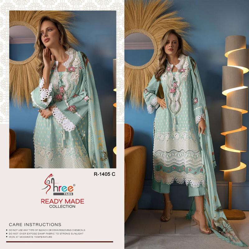 Shree R 1405 A To D Pakistani Suits Wholesale catalog