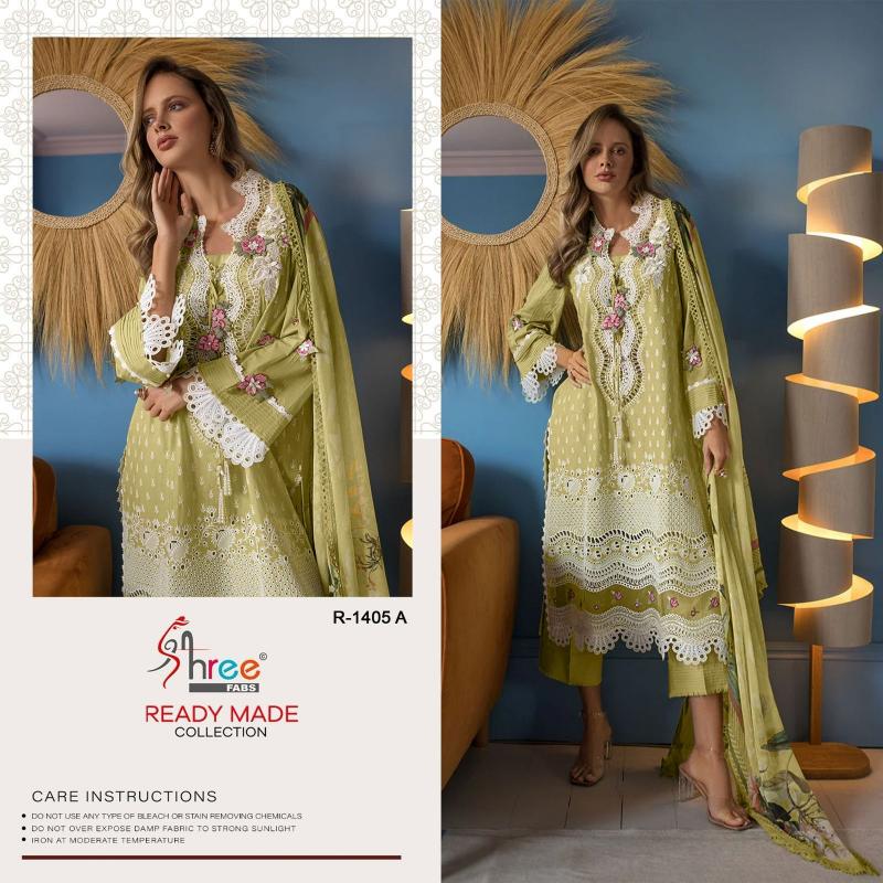 Shree R 1405 A To D Pakistani Suits Wholesale catalog