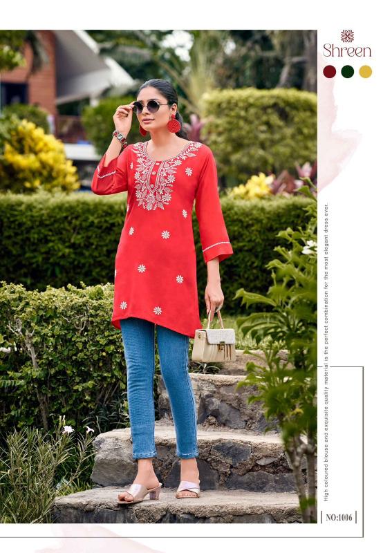 Shreen FUSION Kurti Wholesale catalog