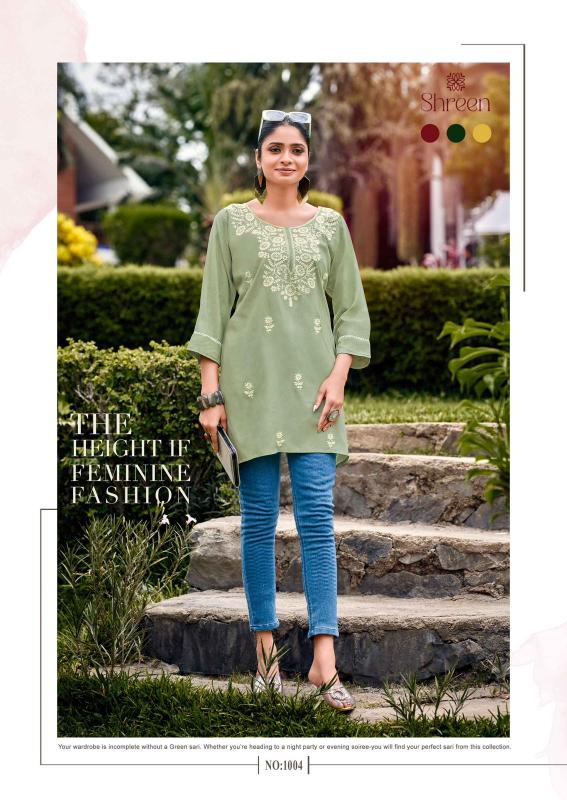 Shreen FUSION Kurti Wholesale catalog