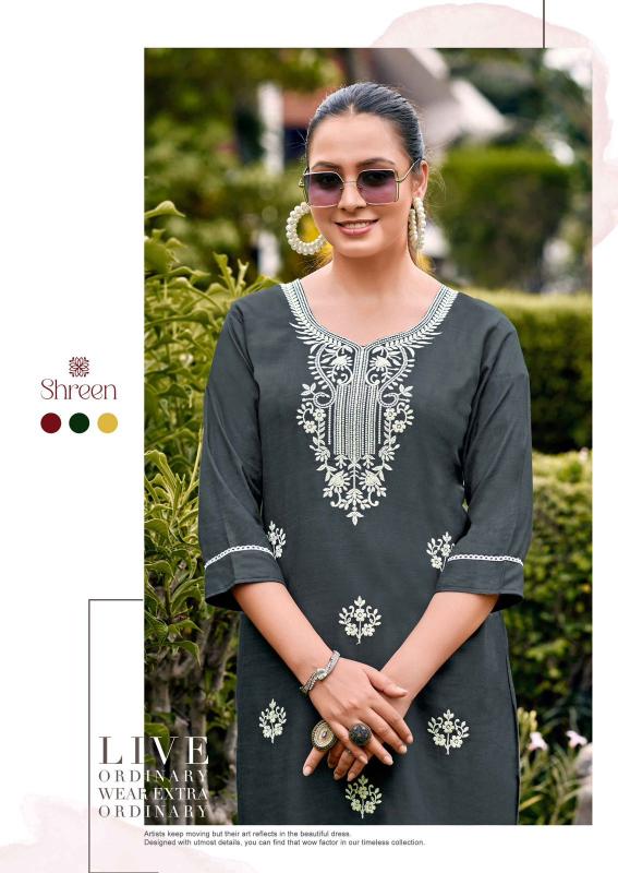 Shreen FUSION Kurti Wholesale catalog