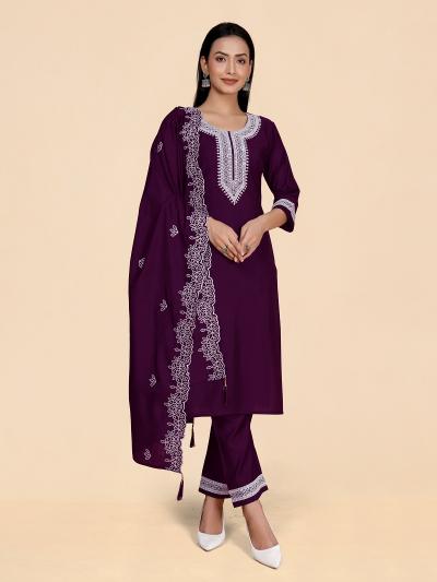 Shubh 31 Roman Silk Designer Kurti Bottom With Dupatta wholeale catalog