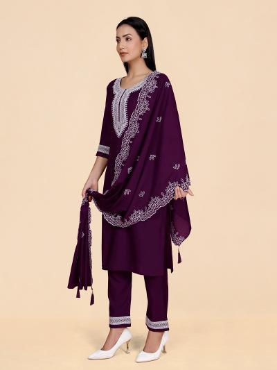 Shubh 31 Roman Silk Designer Kurti Bottom With Dupatta wholeale catalog