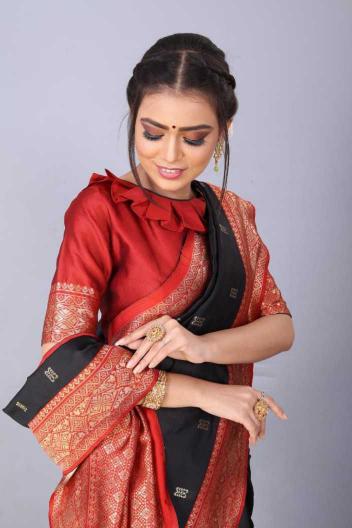 Soft Silk 3032 Soft Lichi Silk Fancy surat wholesale saree market