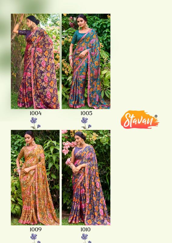 Stavan Feena wholesale sarees in surat wholesale catalog