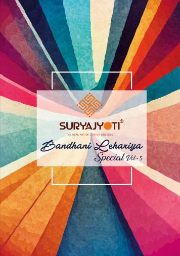 Suryajyoti Bandhani Lehariya Special Vol-5 – Kurti Pant With Dupatta - Wholesale Catalog