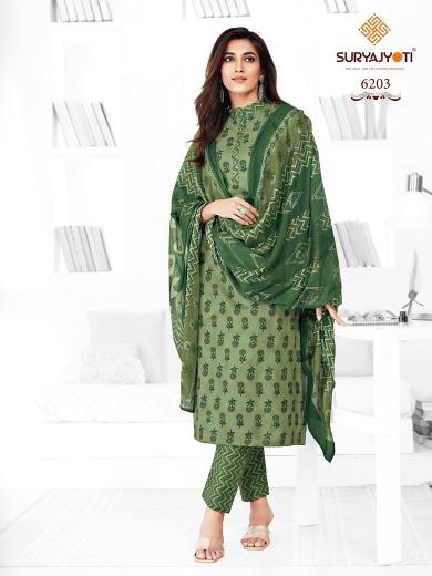 Suryajyoti Trendy Cotton Vol 62 Cotton Designer Dress Material wholesale catalog