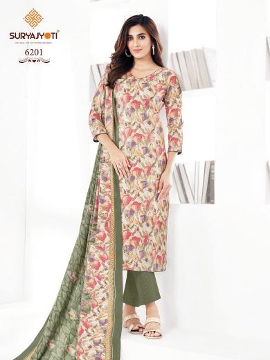 Suryajyoti Trendy Cotton Vol 62 Cotton Designer Dress Material wholesale catalog