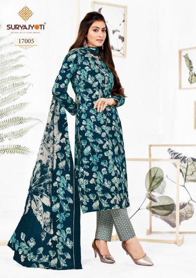 Suryajyoti Zion Cotton Vol-17 – Kurti Pant With Dupatta - Wholesale Catalog