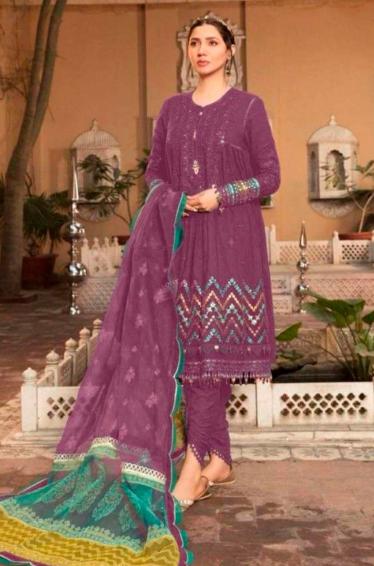 Taj 500 Cotton Dupatta Salwar Suits Wholesale catalog