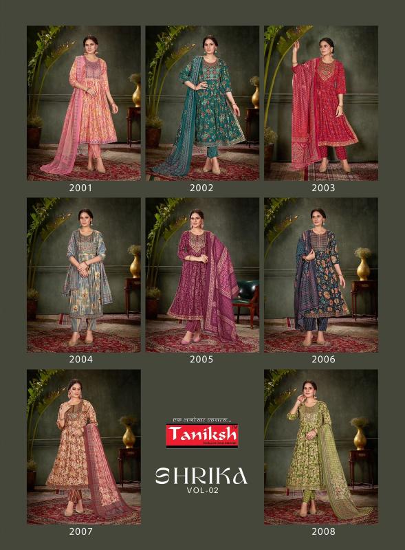 TANIKSH SHRIKA VOL2 KURTI wholesale catalog