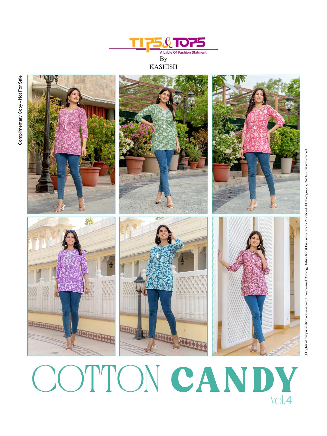 Tips And Tops Cotton Candy Vol 4 Short Tops wholesale catalog