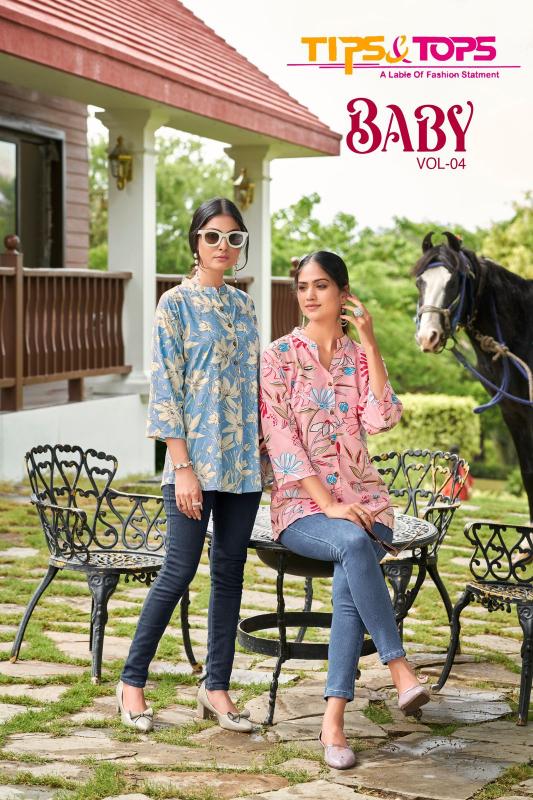 TIPS & TOPS BABY Vol 04 Kurti Wholesale catalog