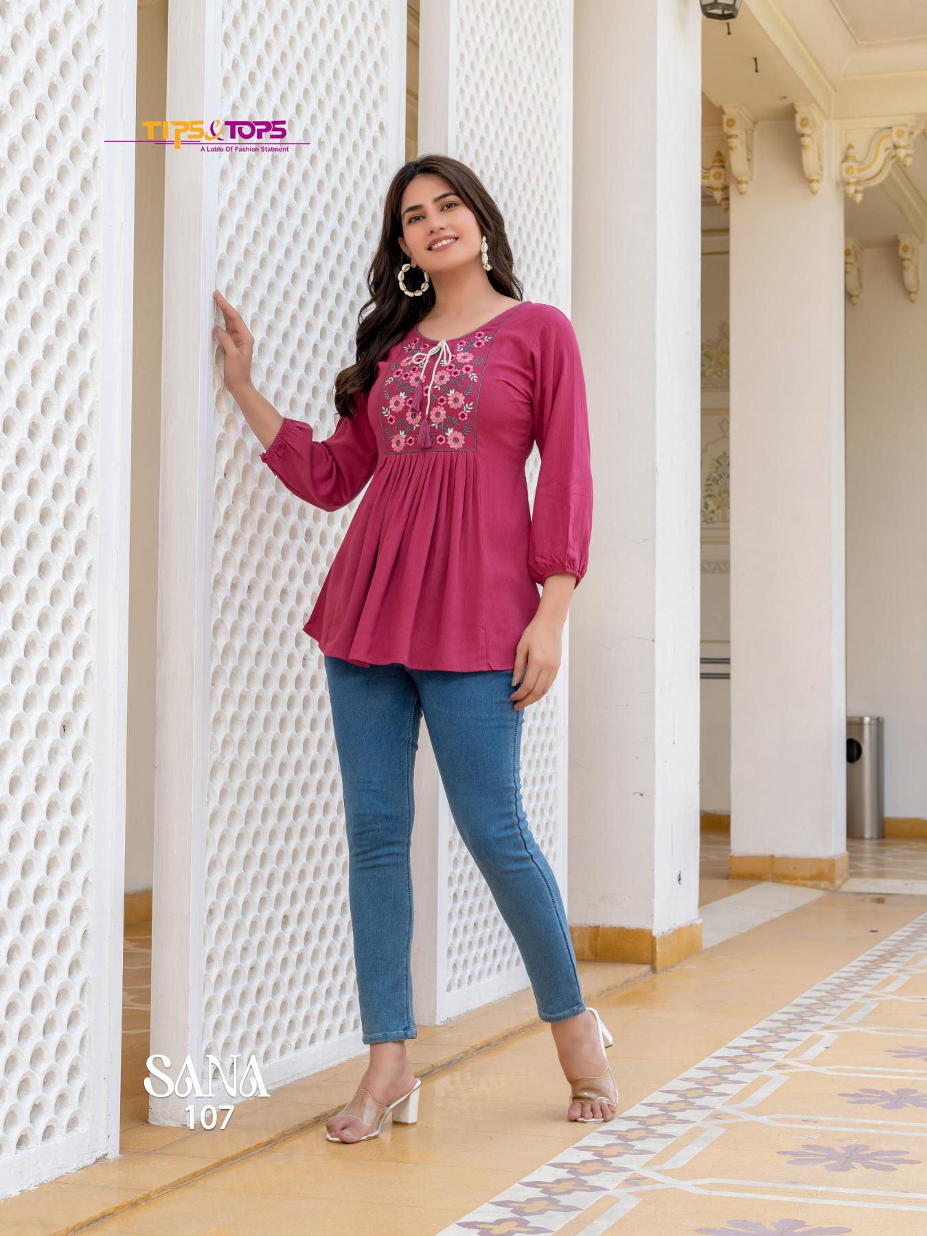 TIPS & TOPS SANA Vol 03 Kurti Wholesale catalog