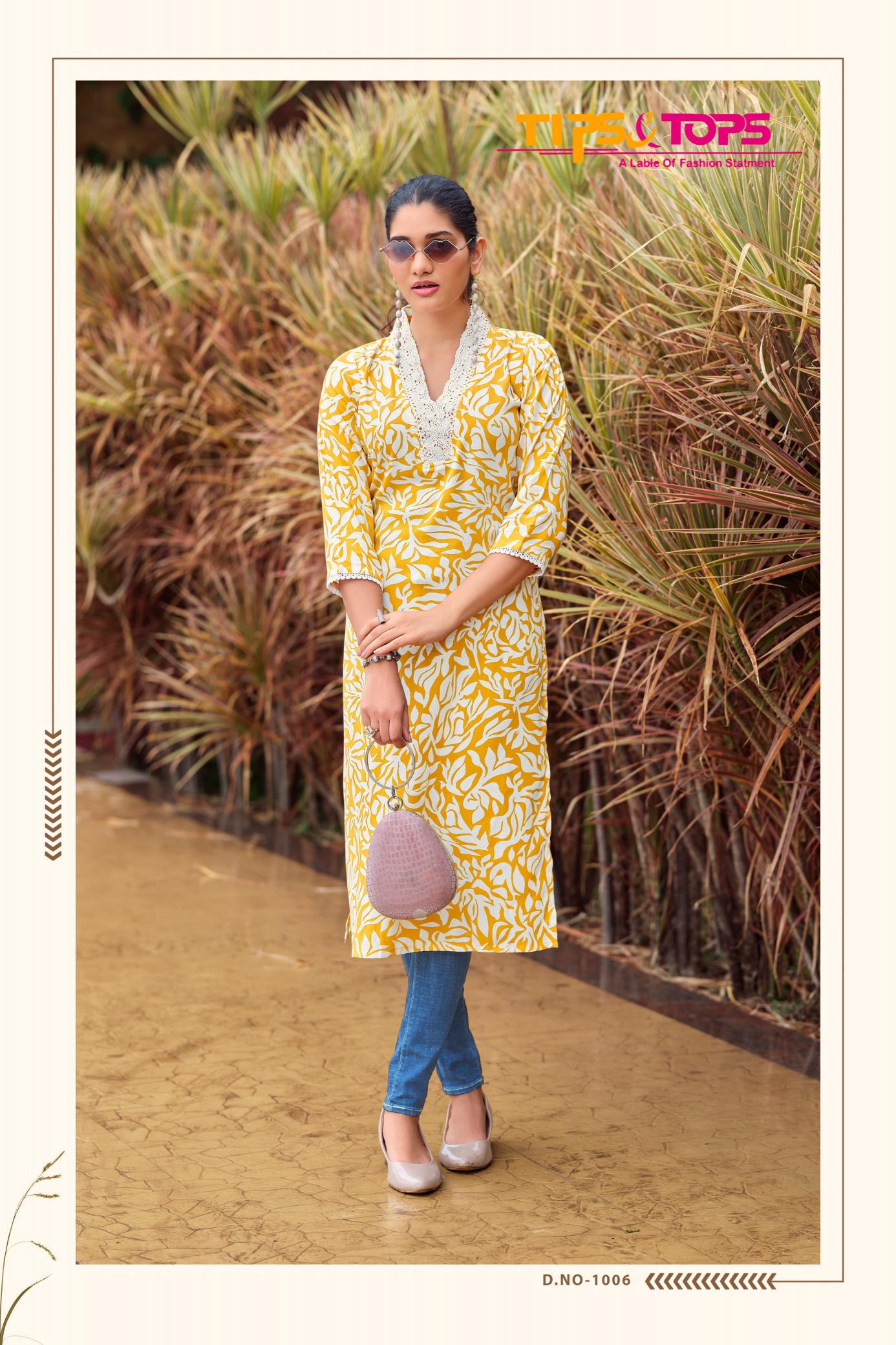 TIPS & TOPS VIANA Kurti Wholesale catalog