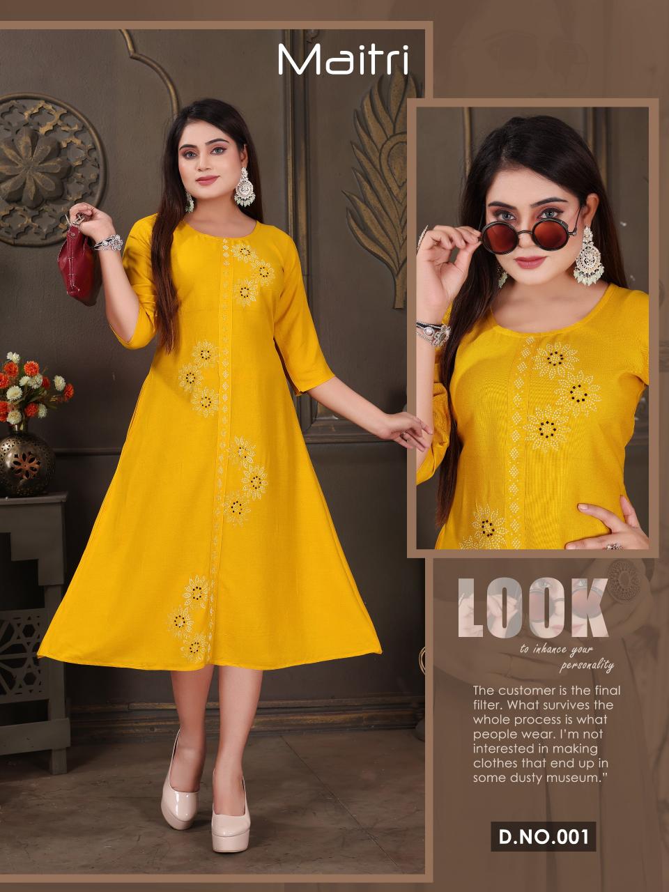 TRENDY MAITRI KURTI wholesale catalog