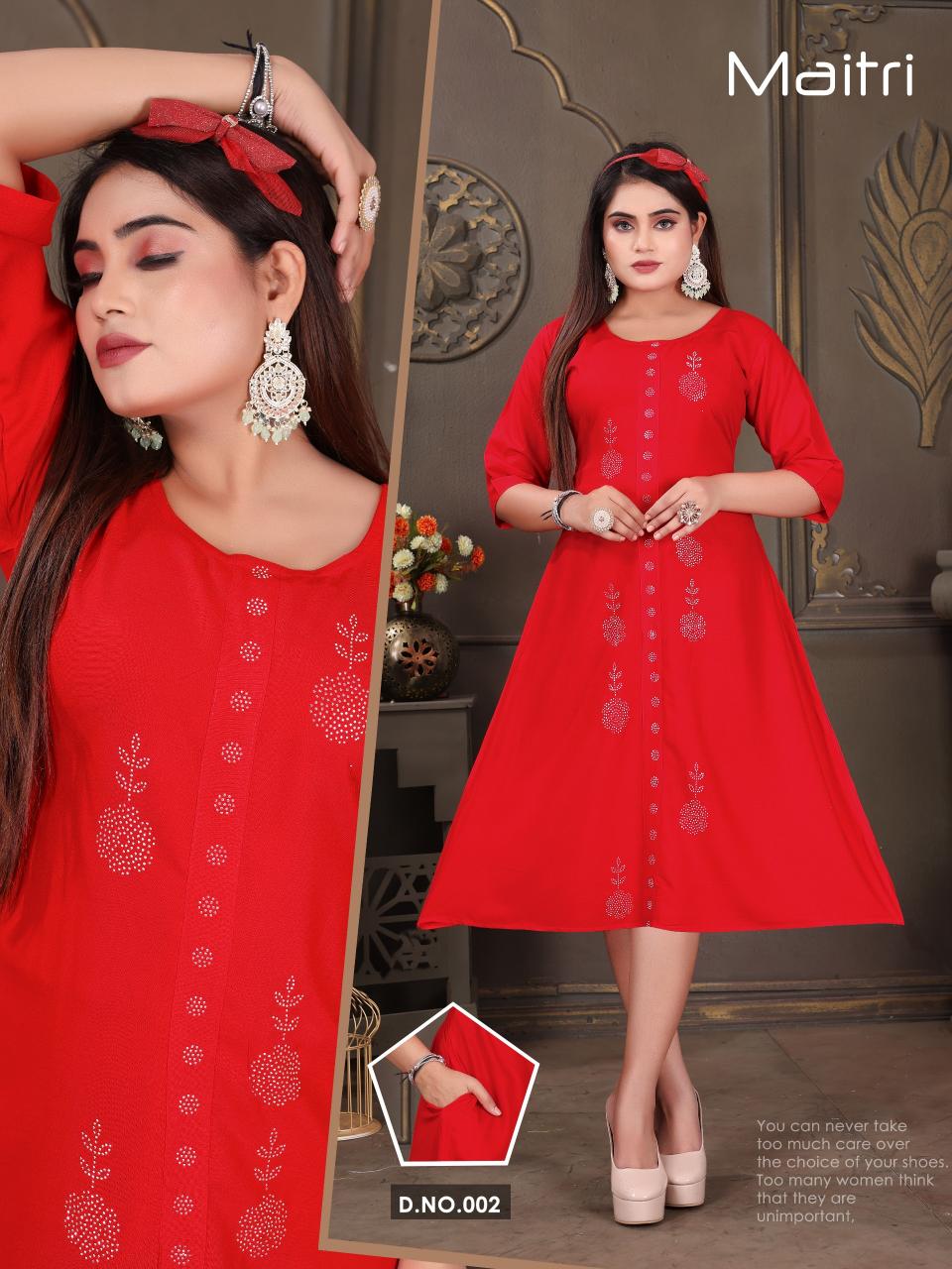 TRENDY MAITRI KURTI wholesale catalog