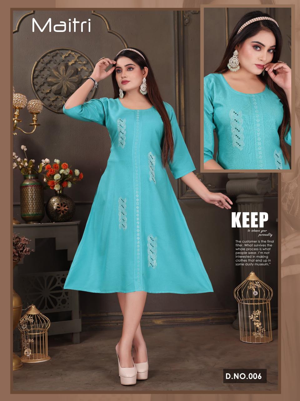 TRENDY MAITRI KURTI wholesale catalog