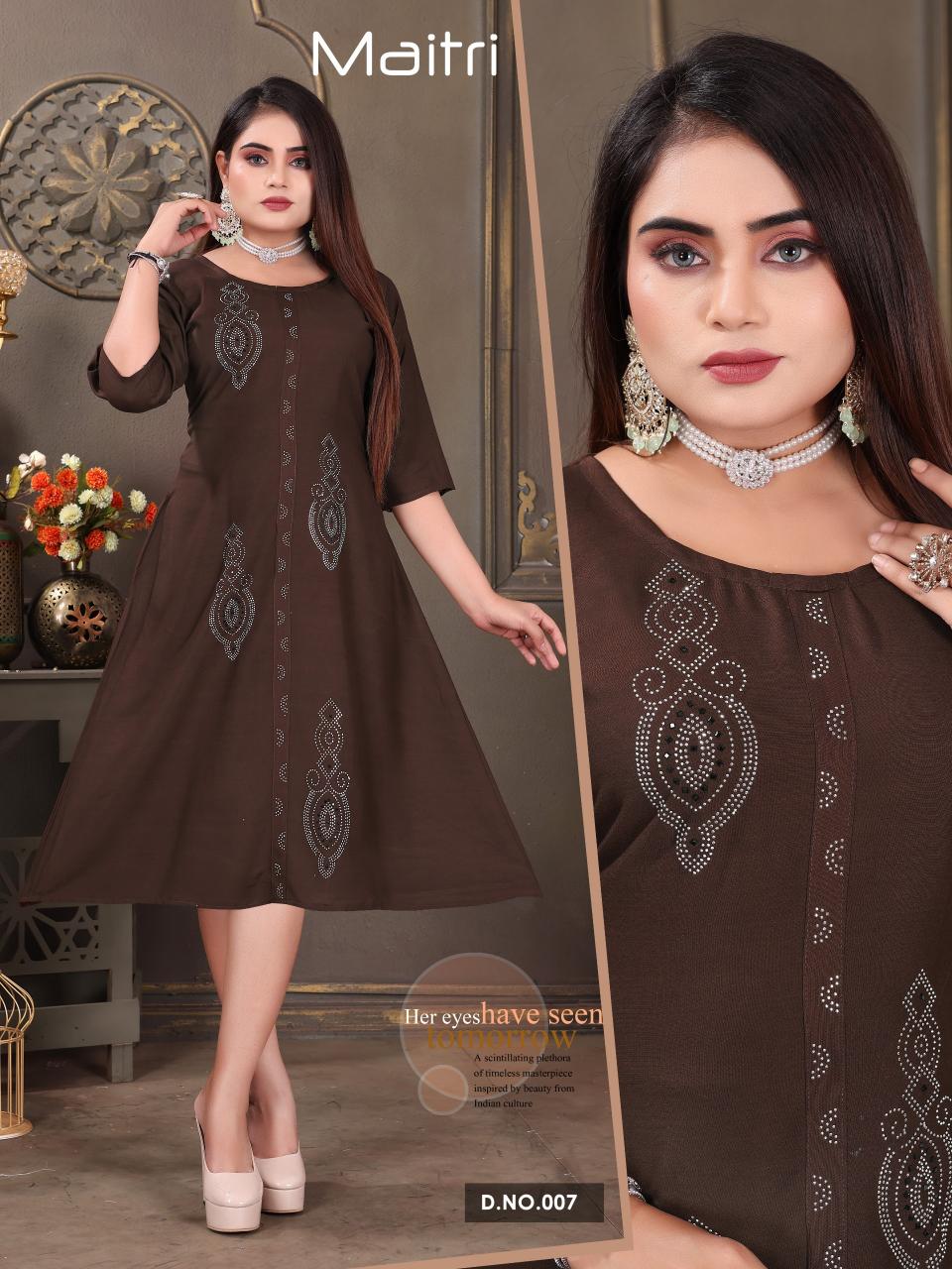 TRENDY MAITRI KURTI wholesale catalog