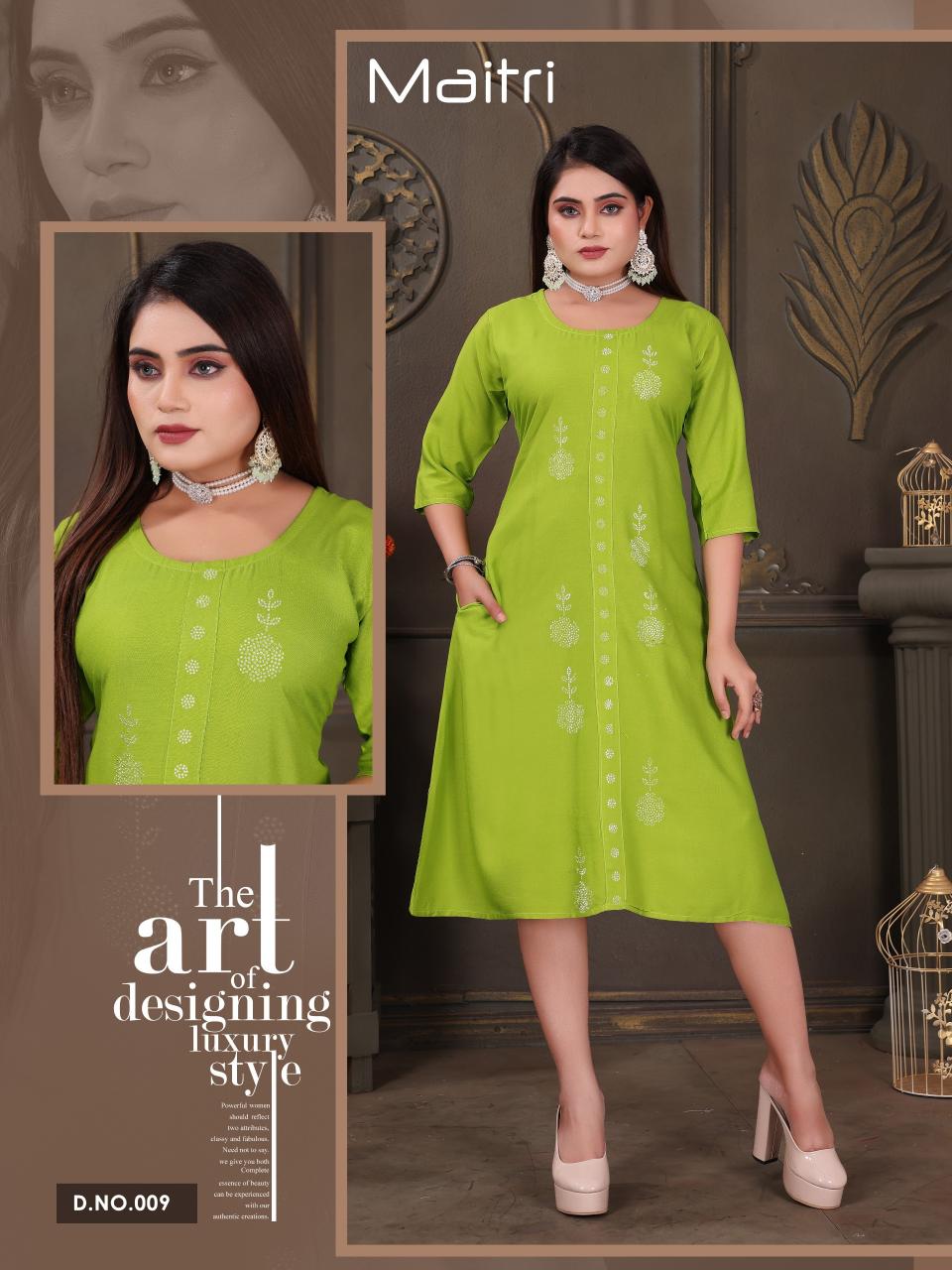 TRENDY MAITRI KURTI wholesale catalog