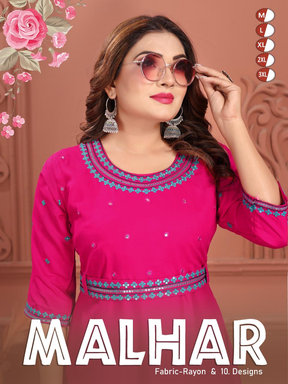 TRENDY MALHAR KURTI Wholesale catalog