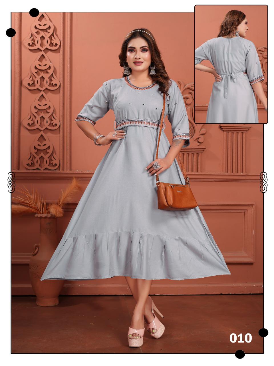 TRENDY MALHAR KURTI Wholesale catalog