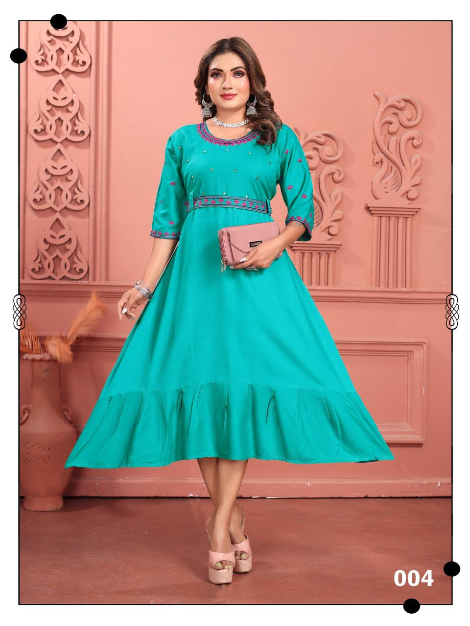 TRENDY MALHAR KURTI Wholesale catalog