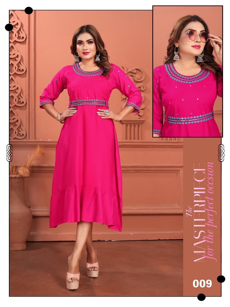 TRENDY MALHAR KURTI Wholesale catalog