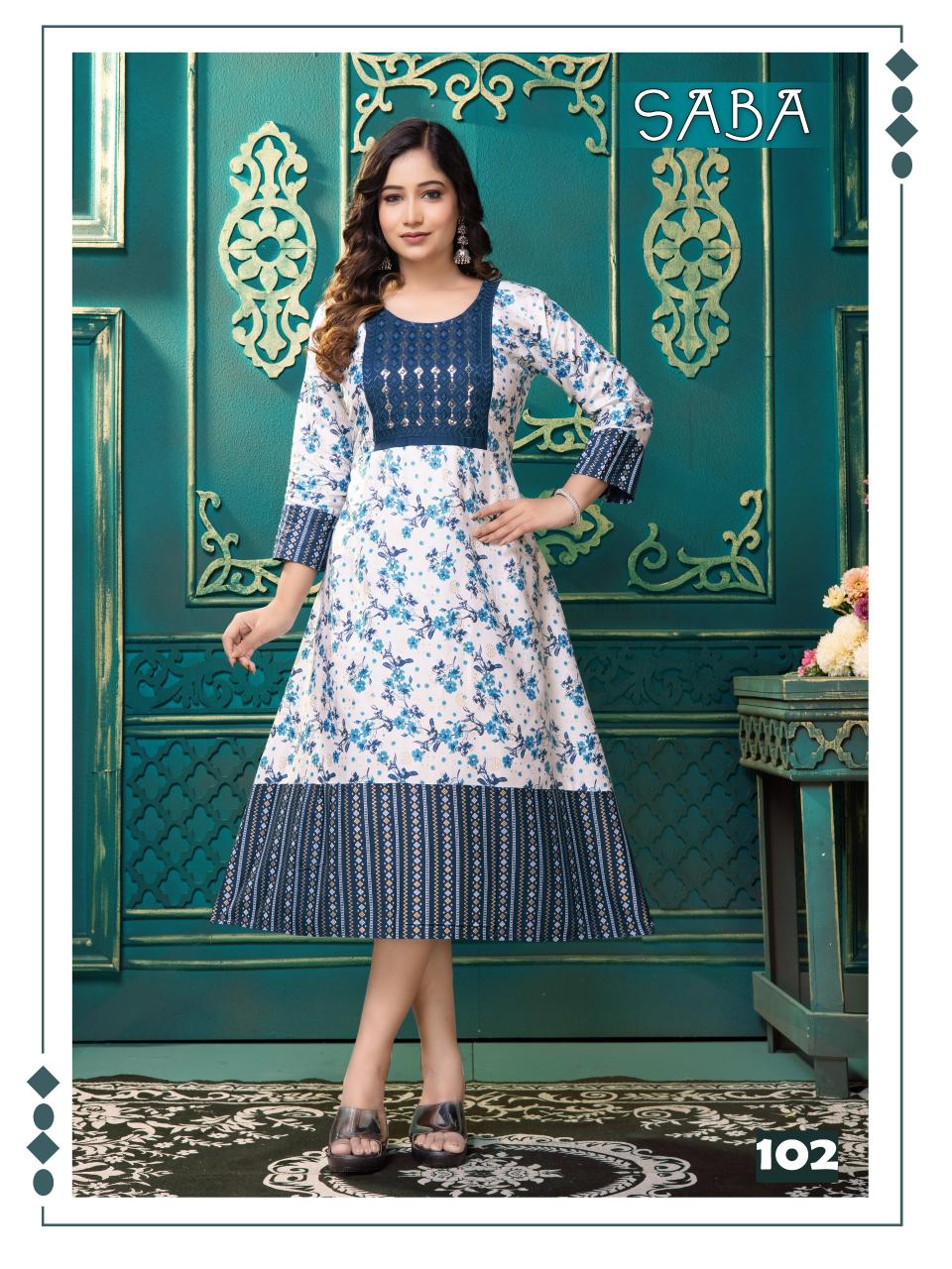 TRENDY SABA VOL 2 KURTI Wholesale catalog